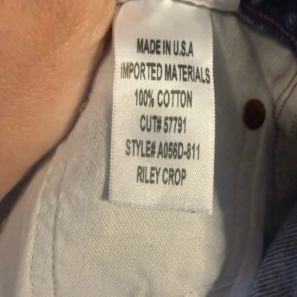 Agolde Riley Crop Size 26 - Picture 7 of 10